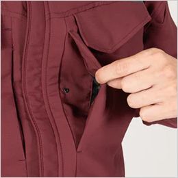 TS DESIGN 7716 [秋冬用]エコグログランジャケット[男女兼用] スナップボタン付き縦ポケット