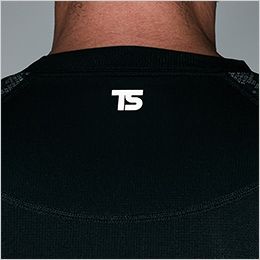 TS DESIGN 8005 [春夏用]メガクールロングスリーブシャツ[男性用] 襟裏反射プリント