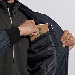 846326 TSデザイン かっこいいドカジャン防寒 ウインターフライトジャケット(男女兼用) 内ポケット