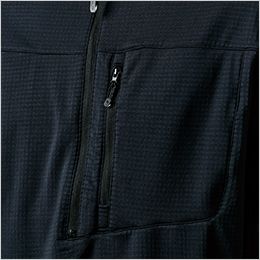 TS DESIGN 85251 [秋冬用]ウォームエアハーフジップシャツ[男女兼用] ファスナーポケット