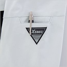 長袖ブルゾン 左袖ペン差し。