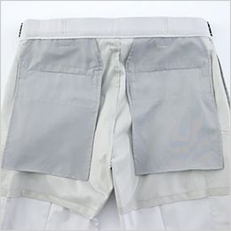 ジーベック 1537 [春夏用]レディースピタリティスラックス[女性用] 内側、裏付き。（22.シルバーグレーのみ）