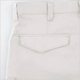ジーベック 1765[秋冬用]エコTCストレッチツイル レディスラットズボン[女性用] フラップ付きピスポケット