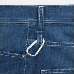 ジーベック 2815[春夏用]現場服 ストレッチ サマーデニムハーフパンツ Dカンループ付き