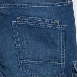 ジーベック 2816[春夏用]現場服 ストレッチ サマーデニムカーゴパンツ 小ポケット付き
