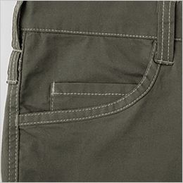 ジーベック 2836 [春夏用]現場服 カーゴパンツ[男性用] 右脇コインポケット。