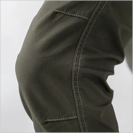 ジーベック 2836 [春夏用]現場服 カーゴパンツ[男性用] ヒザダーツで曲げやすい。