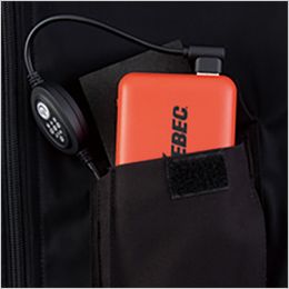 ジーベック 33006 [春夏用]ペルチェコンプレッション[男性用] バッテリーの熱が伝わりにくくするための断熱シート付き。