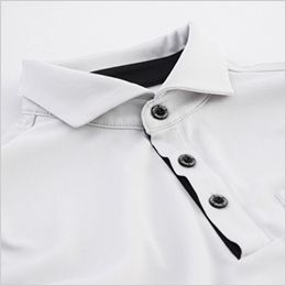 ジーベック 6090[春夏用]エコ制電 半袖ポロシャツ[男女兼用] 台襟仕様で清潔できちんとした印象に