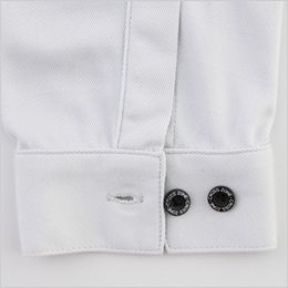 ジーベック 6095[春夏用]エコ制電 長袖ポロシャツ[男女兼用] ダブルボタンのカフス仕様