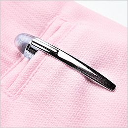 ジーベック 6180 ドライボタンダウンポロシャツ(ポケ付き)(男女兼用) ペン差し