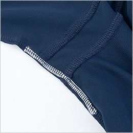 ジーベック 6305 [通年]長袖ポロシャツ[男女兼用] 脇裏に消臭テープ付き。
