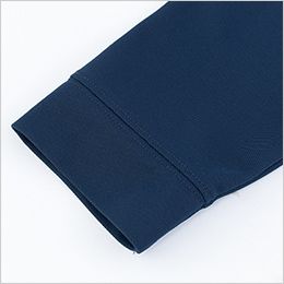 ジーベック 6305 [通年]長袖ポロシャツ[男女兼用] 袖口切替仕様。
