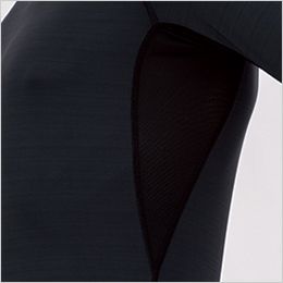 ジーベック 6700 [春夏用]長袖コンプレッション[男性用] 脇メッシュで通気性アップ。
