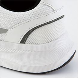 ジーベック 85415 [通年]セーフティーシューズ[男女兼用] 踵部の反射材で夜間・暗所での安全性が向上。