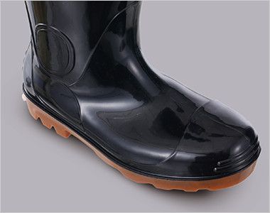 ジーベック 85707 耐油安全長靴 スチール先芯 パーツの貼り合わせがないPVCインジェクション製法での成型なので水漏れの心配がありません。

