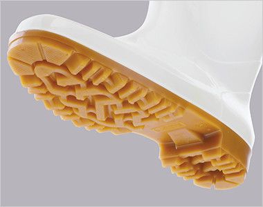 ジーベック 85760 耐油長靴 先芯なし 靴底には油に強い耐油配合のPVCを使用。

