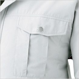 KU90720[春夏用]空調服®  長袖ブルゾン ポリ100％ チタン加工 遮熱 ポケット付