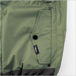 ジーベック XE98030[春夏用]空調服® サイドファン遮熱ベスト フラップ付きポケット
