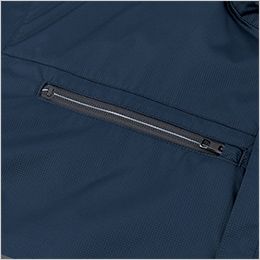 ジーベック XE98038 [春夏用]空調服®半袖ブルゾン[男性用] 右胸ファスナー付きポケット。