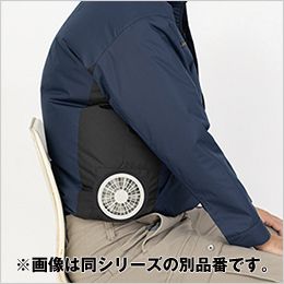 ジーベック XE98038 [春夏用]空調服®半袖ブルゾン[男性用] サイドファン仕様。