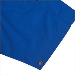 ジーベック XE98107 [春夏用]空調服半袖ブルゾン（ハーネス対応）[男性用] 袖口ドットボタンで空気の抜けを調節。