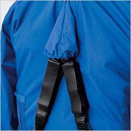 ジーベック XE98107 [春夏用]空調服半袖ブルゾン（ハーネス対応）[男性用] フルハーネス対応（背中取り出し口）。