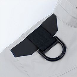 ジーベック XE98108 [春夏用]空調服®半袖ブルゾン[男性用] 肩補強当て付き＋胸フックかけDカン付き。