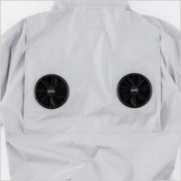 ジーベック XE98108 [春夏用]空調服®半袖ブルゾン[男性用] 上部ファン仕様。