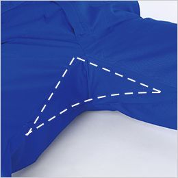 101 ヤマタカ つなぎ 通年 リーズナブル 股部特殊カット(ガゼットクロッチ仕様)
足を広げても突っ張らないようにし、 動きやすさをキープ