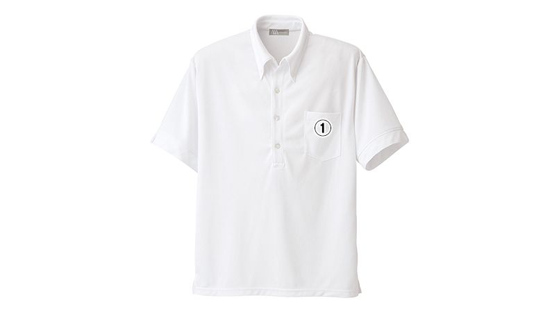 861206 アイトス 半袖ニットボタンダウンシャツ(男性用) 商品詳細・こだわりPOINT