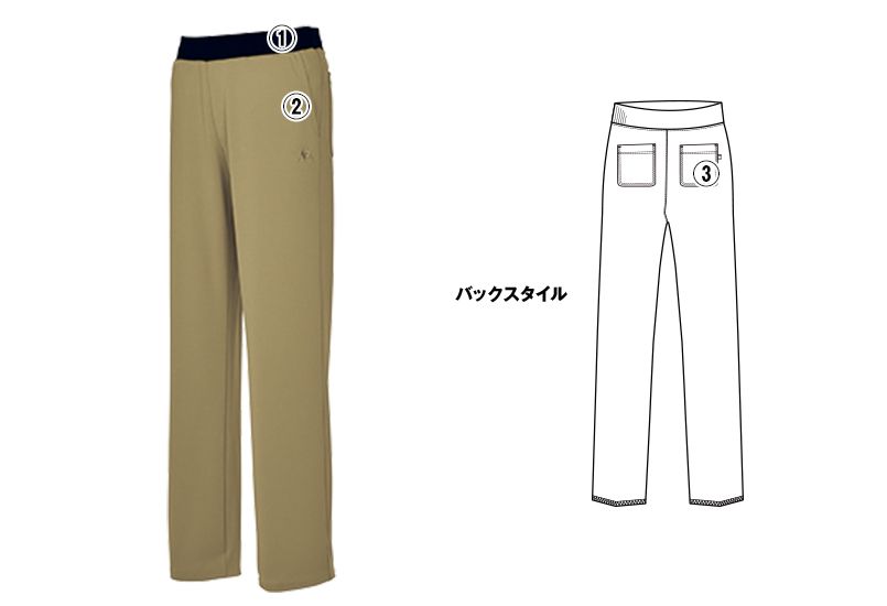UZL2041 ルコック テーパードパンツ(男女兼用) 商品詳細・こだわりPOINT