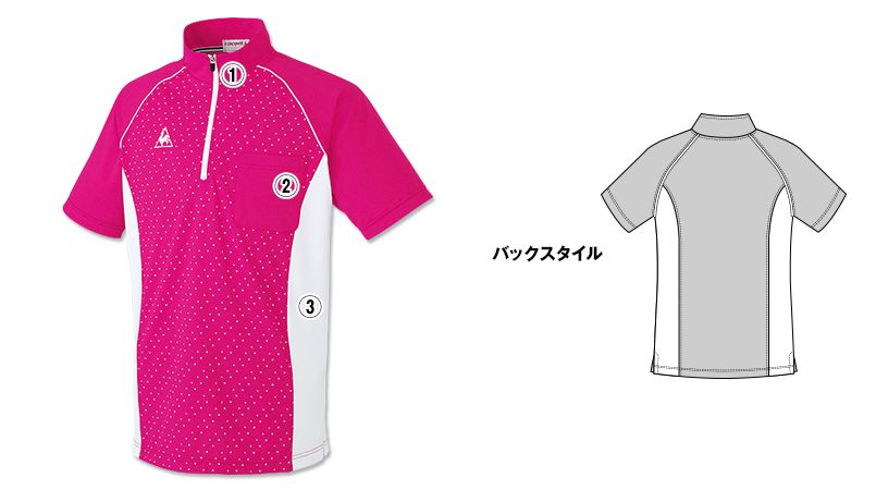 UZL3027 ルコック ジップアップポロシャツ(男女兼用) 商品詳細・こだわりPOINT