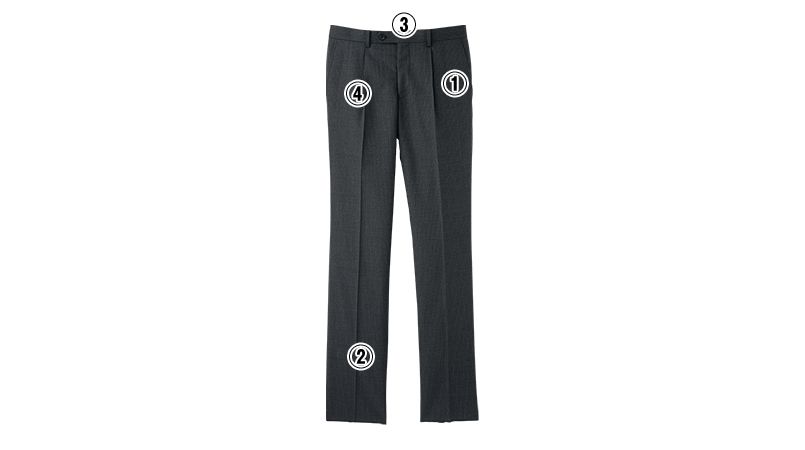 FP6016M FACEMIX/GRAND(グラン) ストレッチパンツ(男性用) レギュラー/ストライプ 商品詳細・こだわりPOINT