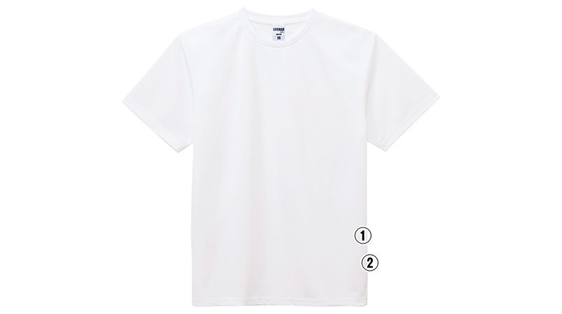 Lifemax MS1190 4.3オンスドライTシャツ(ポリジンW加工)｜ユニフォーム