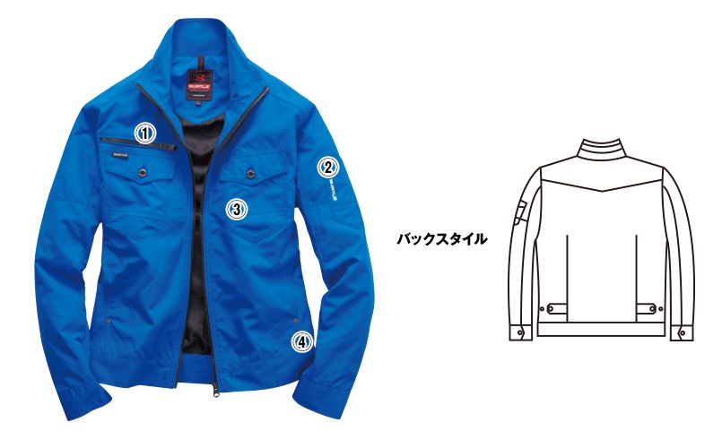 バートル 5250 レイザージャケット(男女兼用) 商品詳細・こだわりPOINT