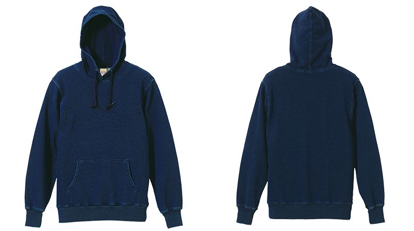 裏パイル デニムスウェット プルオーバーパーカー(12.2オンス)(男女兼用) 商品詳細・こだわりPOINT