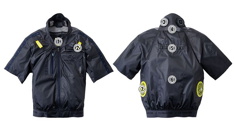 アイズフロンティア PS11015 [春夏用]P.E.F.半袖ワークジャケット