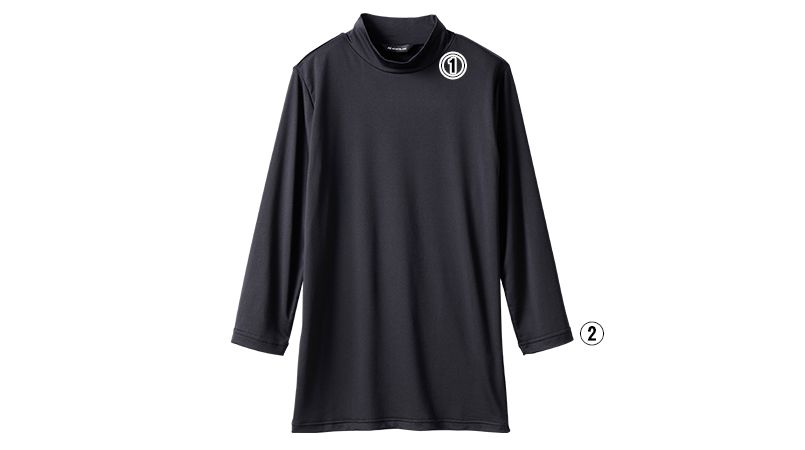 EPU421-1 Montblanc モックネックシャツ/8分袖(男女兼用) 商品詳細・こだわりPOINT