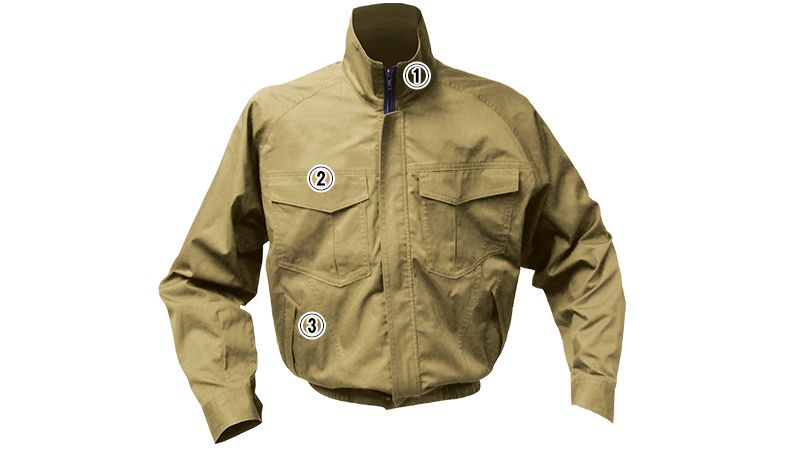 88300 シンメン S-AIR SK型綿ワークブルゾン(男性用) 商品詳細・こだわりPOINT