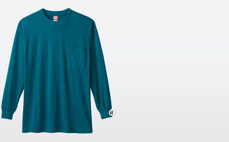 0002 桑和 長袖Tシャツ(ポケ付き) 商品詳細・こだわりPOINT