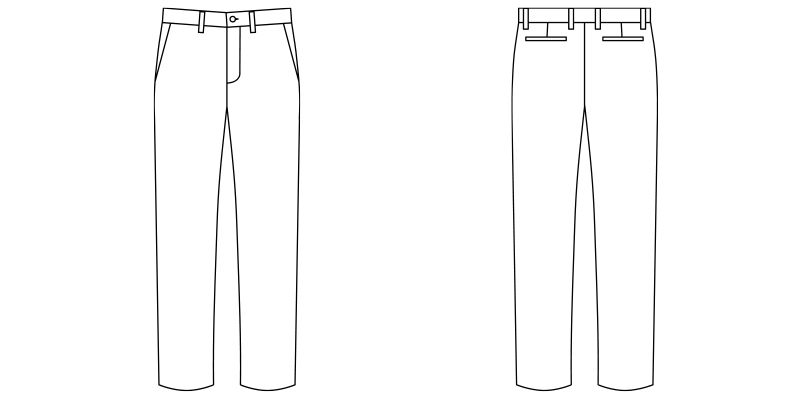 Fp6028m Facemix メンズストレートパンツ 股下フリー 男性用 ユニフォームの通販ならユニフォームタウン