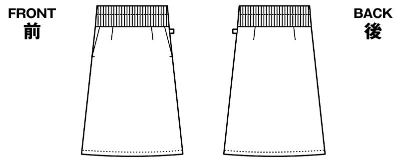 Mary Quant M33141 [通年] スカート [ニット/吸汗速乾/防シワ]｜事務服の通販ならユニフォームタウン