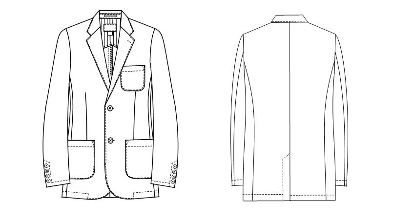Sd3080 ナガイレーベン Nagaileben テーラードジャケット長袖 男性用 白衣の通販ならユニフォームタウン