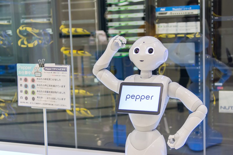 一緒に楽しく遊べる人形ロボット、ペッパー