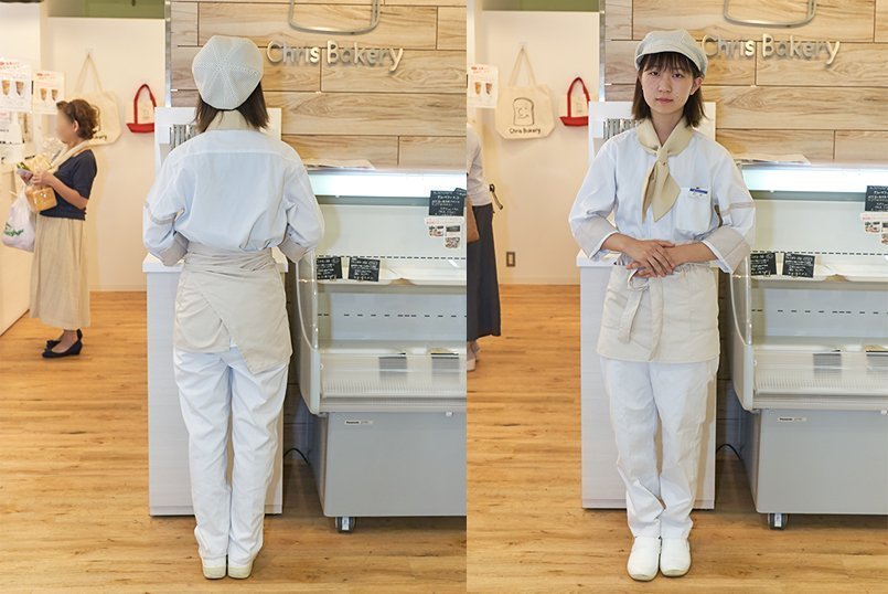 色やテキスタイルを合わせてトータルコーディネートが完成