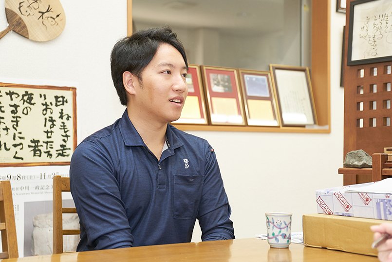 お話を聞いた、株式会社植忠の中嶋様