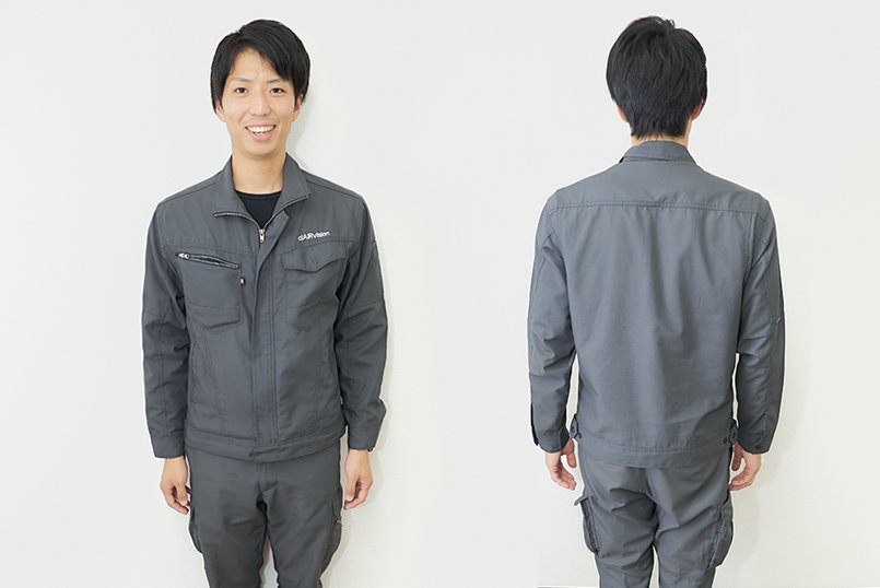 インナーが透けず、汚れが目立ちにくいクーガーの作業服